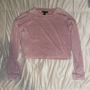 cropped forever 21 sweatshirt